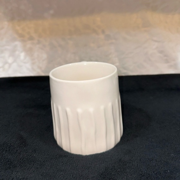 PRICE REDUCED Rae Dunn TEA Textured Stripe Mug Cup Tea-Time - Picture 4 of 6